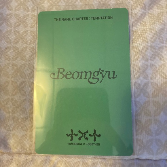 Tomorrow by together Beomgyu Photocard TXT PC - Picture 2 of 2
